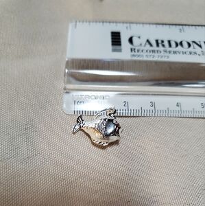 NWOT Sterling silver fish.